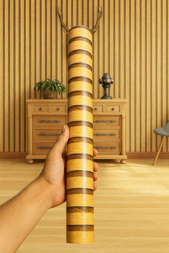 Papel Tapiz Tipo Madera (45CM x 10M)