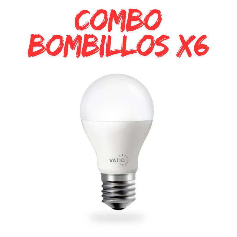 Combo X6 Bombillo LED 9W
