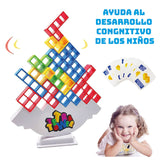 Tetra Tower Juego De Mesa Equilibrio Apilable Didactico